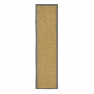 Szürke-világosbarna kültéri-beltéri szőnyeg 60x230 cm Sisal Look – Flair Rugs kép
