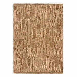Natúr színű kültéri-beltéri szőnyeg 200x290 cm Nora Diamond – Flair Rugs kép