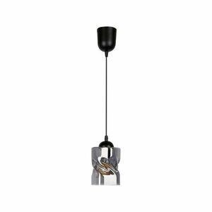 Fekete függőlámpa üveg búrával ø 10 cm Felis – Candellux Lighting kép