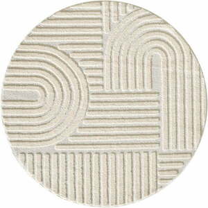 Krémszínű kerek szőnyeg ø 80 cm Art – Ayyildiz Carpets kép