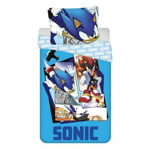 Egyszemélyes pamut gyerek ágyneműhuzat 140x200 cm Sonic – Jerry Fabrics kép