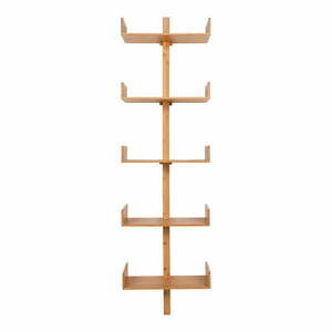 Natúr színű többszintes bambusz fali polc 50 cm Villa – House Nordic kép