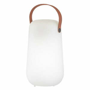 Fehér-barna LED asztali lámpa (magasság 26 cm) Collgar – Fischer & Honsel kép