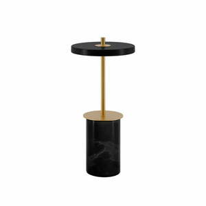 Fekete márvány LED dimmelhető asztali lámpa fém búrával (magasság 25, 5 cm) Asteria Move Mini – UMAGE kép