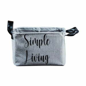 Tároló textil tárolókosár 30x22x19 cm – Mioli Decor kép