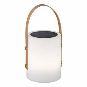 Fehér-barna LED asztali lámpa (magasság 34 cm) Bari – Fischer & Honsel kép