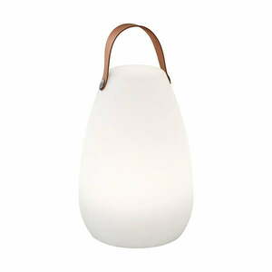 Fehér-barna LED asztali lámpa (magasság 26 cm) Ruby – Fischer & Honsel kép