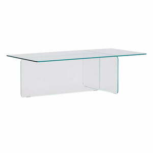 Üveg dohányzóasztal 60x120 cm Zaren – Kave Home kép