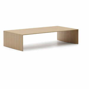 Világos natúr színű dohányzóasztal tölgyfa dekorral 70x140 cm Litto – Kave Home kép