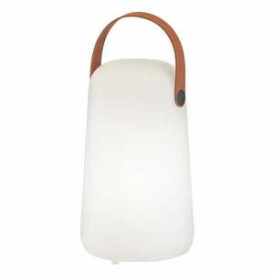 Fehér-barna LED asztali lámpa (magasság 21 cm) Collgar – Fischer & Honsel kép