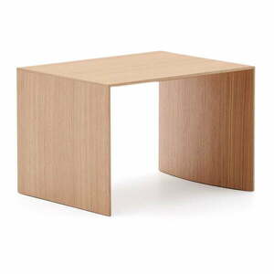 Tárolóasztal tölgyfa dekorral 40x55 cm Litto – Kave Home kép