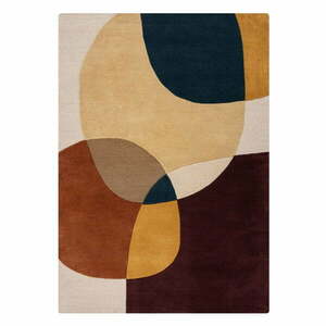 Lila kézi szövésű gyapjú szőnyeg 160x230 cm Glow Purple Multi – Flair Rugs kép