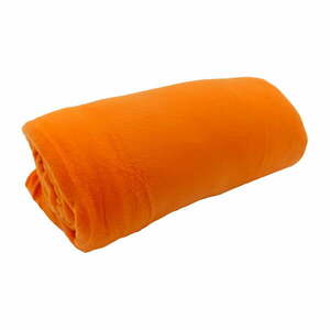 Narancssárga fleece takaró 150x200 cm Plain – JAHU collections kép