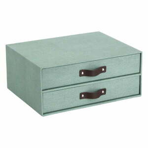 Zöld karton fiókos rendszerező Birger Canvas Paper Laminate – Bigso kép