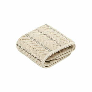 Bézs frottír pamut törölköző 30x50 cm Rune – Kave Home kép