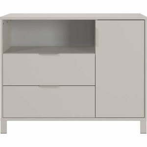 Krémszínű gyerek komód 115x92x54 cm Alkmaar – Germania kép