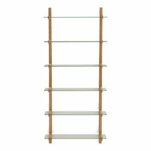 Natúr színű üveg moduláris polcrendszer 90x202x30, 5 cm Sitra – Kave Home kép