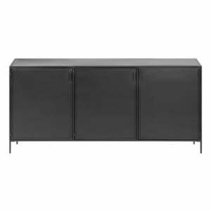 Fekete acél komód 160x72x35 cm Shantay – Kave Home kép