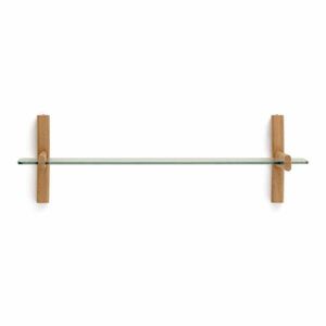 Natúr színű üveg moduláris polcrendszer 90x28x30, 5 cm Sitra – Kave Home kép