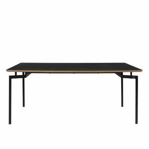 Fekete étkezőasztal 90x180 cm Alto – Støraa kép