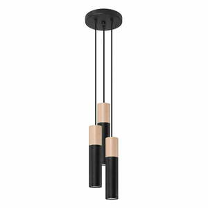 Fekete függőlámpa ø 6 cm Paul – Nice Lamps kép