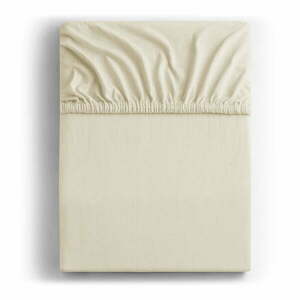 Bézs gumis jersey lepedő 180x200 cm Amber – Restilo kép