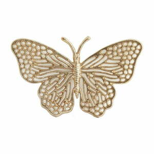 Fém fali dekoráció 26x16 cm Butterfly – Light & Living kép