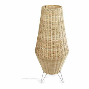 Natúr színű állólámpa rattan búrával (magasság 70 cm) Kamaria – Kave Home kép
