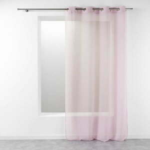 Rózsaszín fényáteresztő függöny 140x240 cm Telma – douceur d'intérieur kép