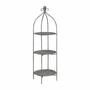 Szürke fém polcos állvány 45x144x45 cm Mireille – Ixia kép