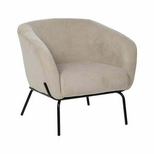 Bézs zsenília fotel Classic – Ixia kép