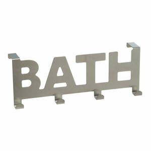 Matt ezüstszínű fém ajtófogas 32 cm Bath – Casa Selección kép