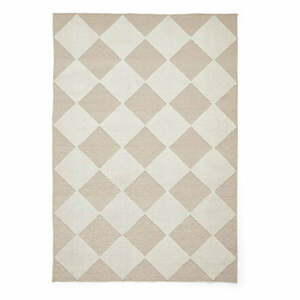 Fehér-bézs mosható szőnyeg 160x230 cm Lyna Beige&White – Think Rugs kép