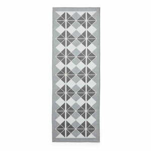 Szürke mosható futószőnyeg 76x230 cm Victoria Dark – Think Rugs kép