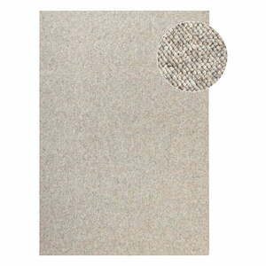 Szürke-krémszínű mosható szőnyeg 200x290 cm Rocco Dark Cream – Elle Decoration kép