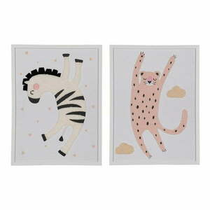 Gyerek kép készlet 2 db-os 30x40 cm Animals – Ixia kép