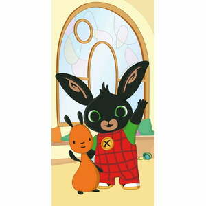 Pamut gyerek fürdőlepedő 70x140 cm Bing "Hoppity" – Jerry Fabrics kép