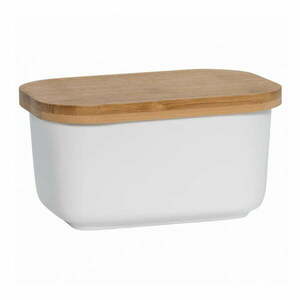 Basic fehér porcelán vajtartó fa fedéllel - Maxwell & Williams kép