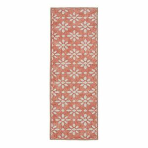 Narancssárga mosható futószőnyeg 76x230 cm Coral Orange – Think Rugs kép