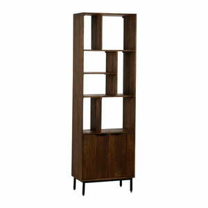 Barna mangófa könyvespolc 60x190x30 cm Sagara – Ixia kép
