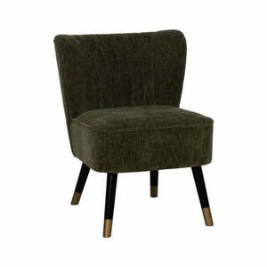 Zöld zsenília fotel Glam – Ixia kép