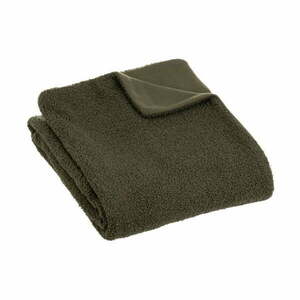 Zöld sherpa takaró 130x160 cm Sherpa Bouclé – Casa Selección kép