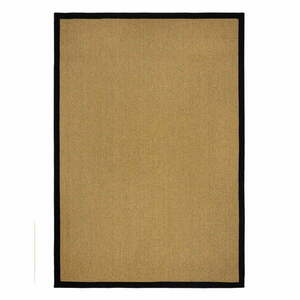 Fekete-világosbarna kültéri-beltéri szőnyeg 160x230 cm Sisal Look – Flair Rugs kép