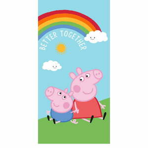 Pamut gyerek fürdőlepedő 70x140 cm Peppa Pig – Jerry Fabrics kép