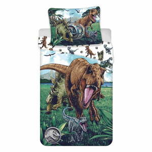 Egyszemélyes pamut gyerek ágyneműhuzat 140x200 cm Jurassic World "Trio" – Jerry Fabrics kép