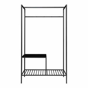 Vita fekete ruhatartó állvány 2 polccal, 170 x 101 cm - House Nordic kép