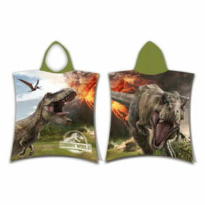 Pamut gyerek fürdőponcsó 3-8 év Jurassic World "Volcano" – Jerry Fabrics kép