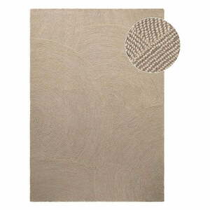 Bézs kézi szövésű gyapjú szőnyeg 160x230 cm Eleni Light Beige – Hanse Home kép