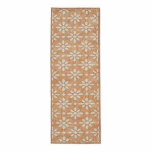 Okkersárga mosható futószőnyeg 76x230 cm Coral Yellow – Think Rugs kép