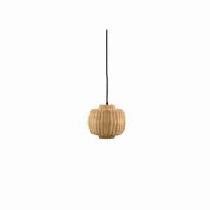 Natúr színű függőlámpa rattan búrával ø 30 cm Vilna – Villa Collection kép